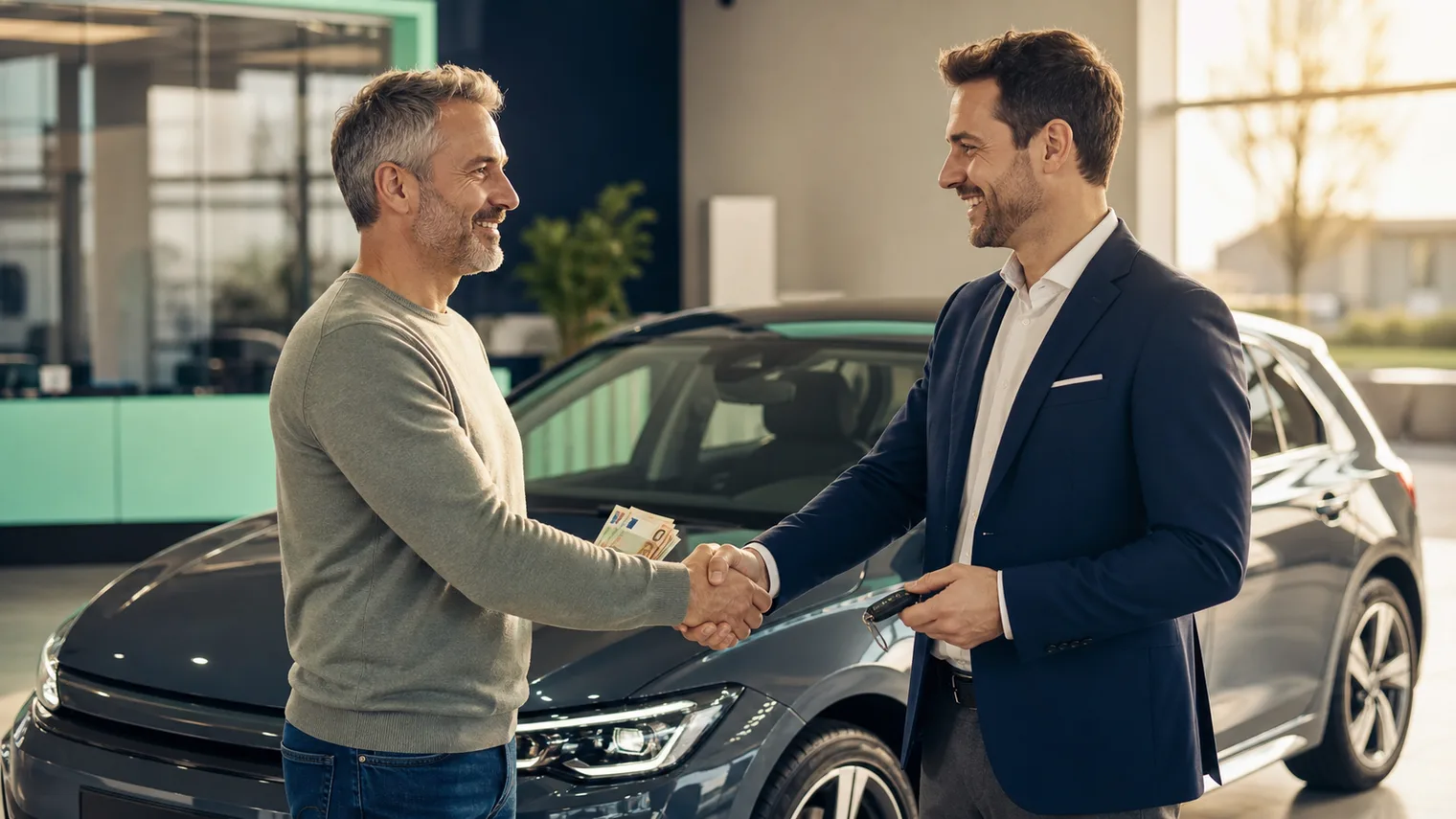 Klant ontvangt eerlijke marktprijs voor zijn auto bij JouwAutoVerkopen.be